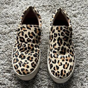 Leopard platform sneakers 